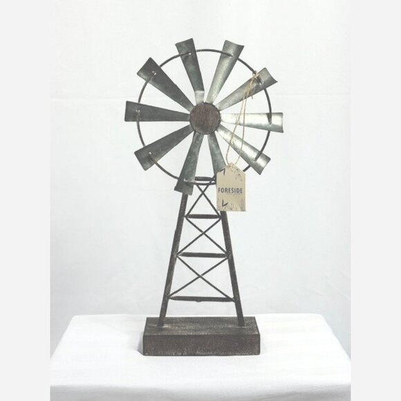 Rustic Decorative Windmill – Farmhouse Industrial Accent - Picture 5 of 8